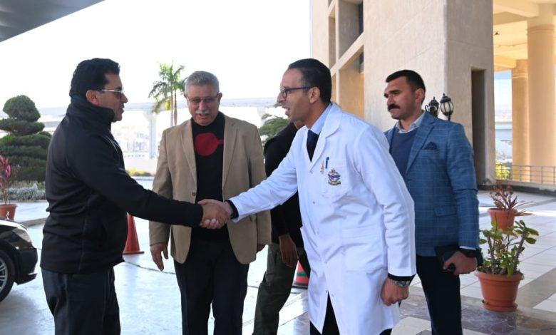 وزير الشباب والرياضة يصل المستشفى للاطمئنان على الحالة الصحية للاعب إبراهيم شيكا 1 471760385 1108383521332067 3994818431069670257 n جريدة مؤسسة ايجي تايمز