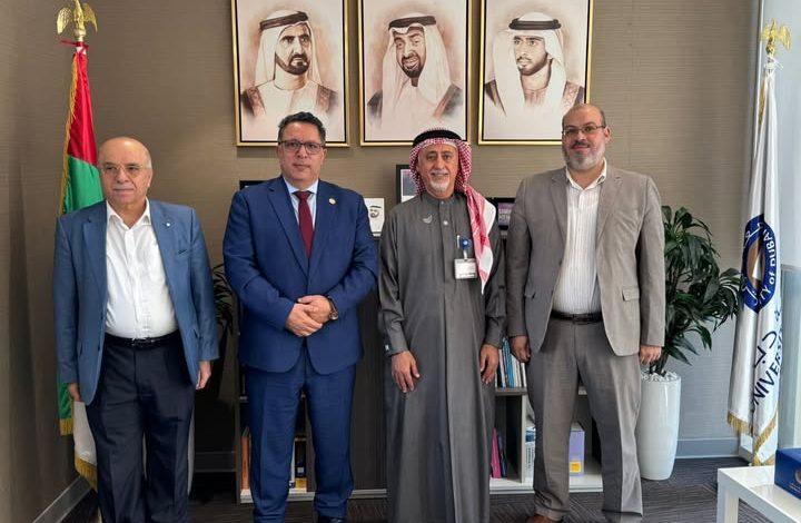 اتحاد مجالس البحث العلمي العربية وجامعة دبي يناقشان سبل التعاون لدعم البحث والابتكار في الوطن العربي 1 476384522 3946690345649497 3519274546151766265 n جريدة مؤسسة ايجي تايمز