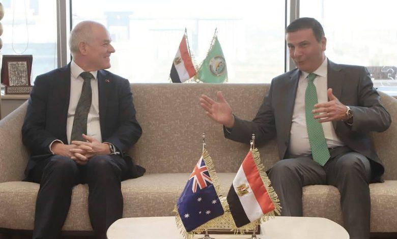وزير الزراعة وسفير استراليا يبحثان تعزيز التعاون فى التبادل التجاري والثروة الحيوانية ونظم الري الحديث 1 480175021 1829207404545521 7792073559371874448 n جريدة مؤسسة ايجي تايمز