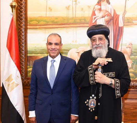 بالصور.. وزير الخارجية والهجرة يقدم التهنئة لقداسة البابا تواضروس الثاني بمناسبة عيد القيامة المجيد 1 279270551 1838276479710732 30825042022092649P 1 جريدة مؤسسة ايجي تايمز
