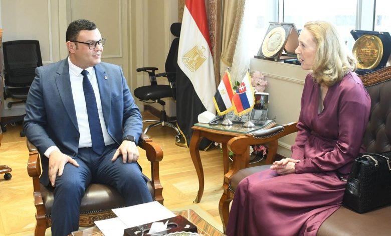 وزير الإسكان يستقبل سفيرة سلوفاكيا بالقاهرة لبحث التعاون المشترك في مجال إنشاء المدن الذكية 1 489136840 1194252519411833 6143788256939972061 n جريدة مؤسسة ايجي تايمز
