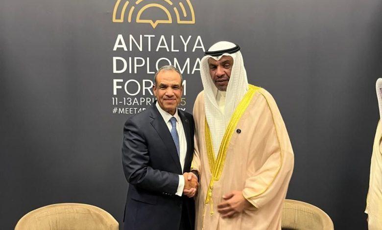 وزير الخارجية والهجرة يجتمع مع وزير خارجية الكويت في أنطاليا 1 489952457 1198534815650270 830200715395215100 n جريدة مؤسسة ايجي تايمز