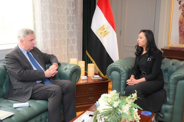 وزيرة التضامن تلتقي السفير الألماني بالقاهرة .. ويبحثان تعزيز سبل التعاون في مجالات العمل المشتركة 1 491246383 1204703085033443 7466217067200371341 n جريدة مؤسسة ايجي تايمز