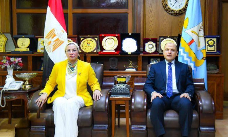 وزيرة البيئة تلتقى محافظ كفرالشيخ قبيل انطلاق مؤتمر "الابتكار من أجل مستقبل أخضر" 1 2025 638826419794437156 443 1 جريدة مؤسسة ايجي تايمز