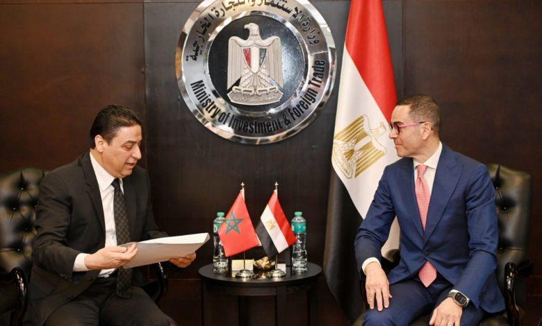 وزير الاستثمار والتجارة الخارجية يستقبل وزير التجارة الخارجية المغربي لبحث سبل تطوير الشراكة الاقتصادية بين البلدين 1 495002306 1219269873576764 5483768860541193252 n جريدة مؤسسة ايجي تايمز