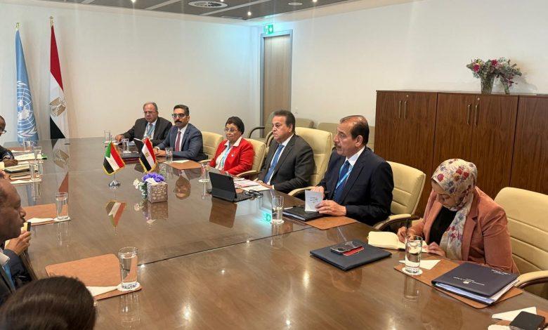 وزير الصحة يلتقي وزير الصحة السوداني لبحث أوجه التعاون المشترك 1 499454311 1234435165393568 8281252463839914172 n جريدة مؤسسة ايجي تايمز
