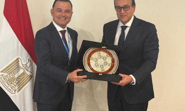 بالصور.. وزير الصحة والسكان يبحث سبل تعزيز التعاون في المجالات الصحية مع وزيري صحة لاتفيا وأوكرانيا 1 500056498 1232619042241847 979698626777022213 n جريدة مؤسسة ايجي تايمز