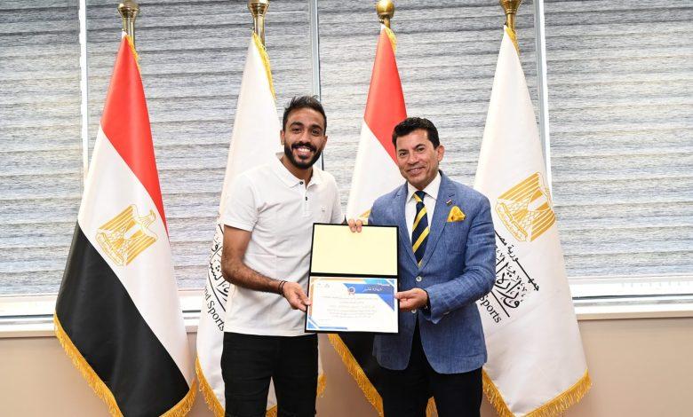 بالصور.. وزير الرياضة يستقبل بعثة الرياضيين العائدين من ليبيا بمقر الوزارة بالعاصمة الإدارية 1 500525253 1233315925505492 3338046278724755256 n جريدة مؤسسة ايجي تايمز