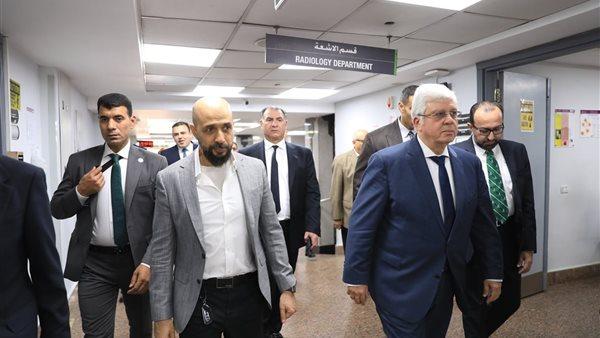 وزير التعليم العالي يتفقد مستشفى سعاد كفافي الجامعي 1 795 جريدة مؤسسة ايجي تايمز