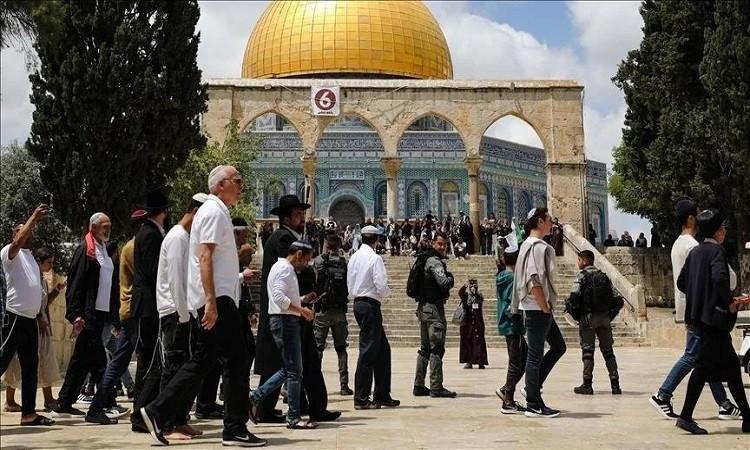 مستوطنون يقتحمون باحات المسجد الأقصى بحماية شرطة الاحتلال الإسرائيلي 1 16849158450 جريدة مؤسسة ايجي تايمز