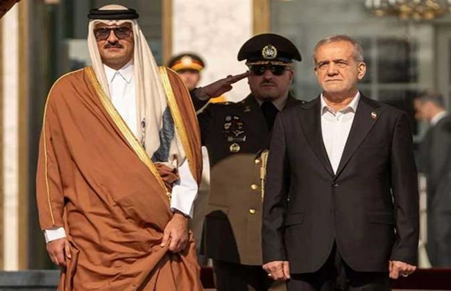 أمير قطر يدين خلال اتصال هاتفي مع رئيس إيران قصف تعرضت له قاعدة العديد 1 2025 638863860195695802 569 جريدة مؤسسة ايجي تايمز