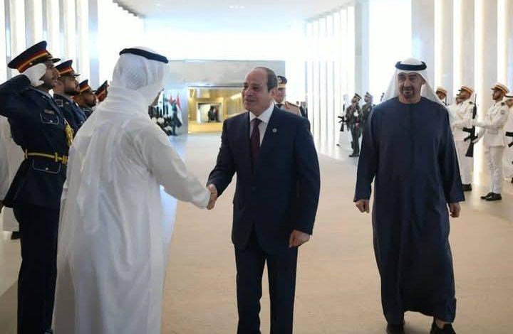 رئيس دولة الإمارات يستقبل الرئيس عبد الفتاح السيسي في مطار أبوظبي الدولي 1 503738277 4089871161264536 8037514997983974186 n جريدة مؤسسة ايجي تايمز