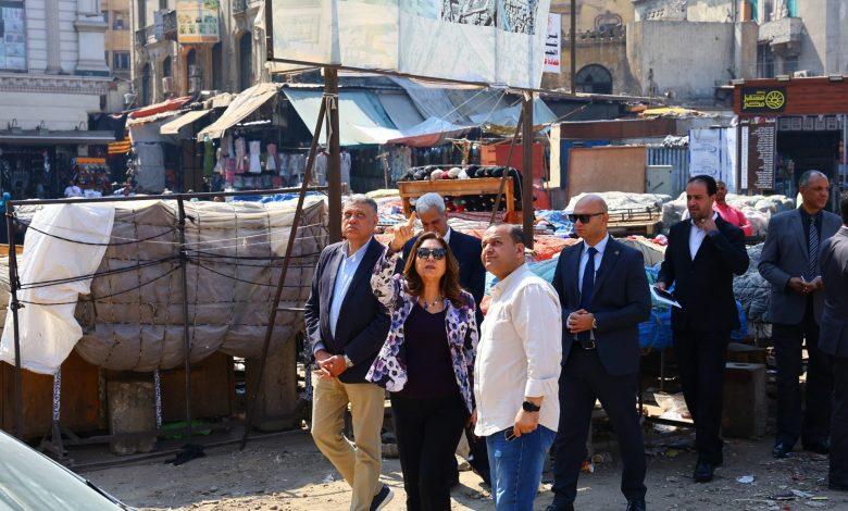 بالصور.. وزيرة التنمية المحلية تتفقد أعمال تنفيذ المرحلة الأولى من تطوير سوق العتبة بحي الموسكي بالقاهرة 1 507946361 1255688393268245 8518863361319555691 n جريدة مؤسسة ايجي تايمز