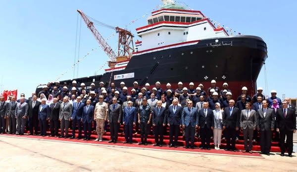 المتحدث_العسكرى : شركة ترسانة الأسكندرية تدشن القاطرة الأولى " إسماعيلية 1 " ( طرازN 113 ) لصالح هيئة قناة السويس 1 508272739 1924733088326285 9101470054999033628 n جريدة مؤسسة ايجي تايمز