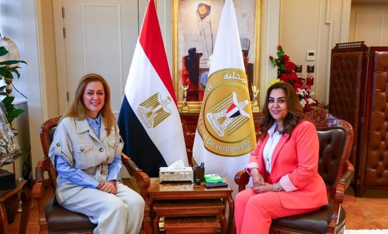 وزيرة التنمية المحلية تستقبل المدير التنفيذي للأكاديمية الوطنية للتدريب 1 508421006 1256866523150432 7477786185234123493 n جريدة مؤسسة ايجي تايمز