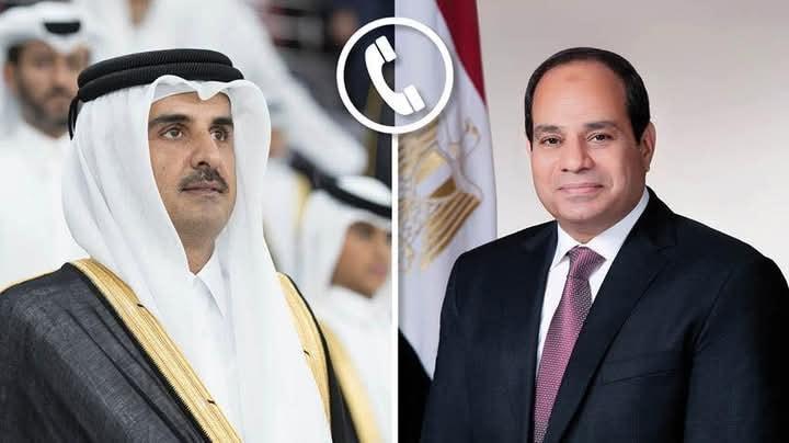 الرئيس السيسي يجرى اتصالًا هاتفيًا بسمو الأمير تميم بن حمد آل ثاني أمير دولة قطر 1 511138416 24405148019092064 8534870630454767040 n جريدة مؤسسة ايجي تايمز