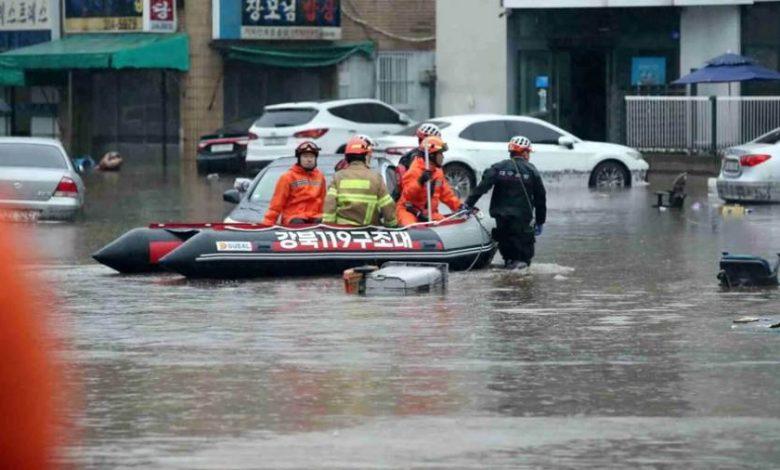 كوريا الجنوبية: مصرع 14 شخصا وفقدان 12 آخرين بسبب الأمطار الغزيرة 1 1315044 جريدة مؤسسة ايجي تايمز