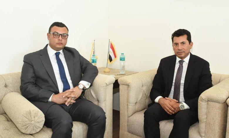 وزيرا الإسكان والشباب والرياضة يتابعان ملفات العمل وأوجه التعاون المشترك 1 518781144 1284676453702772 2828344564961112950 n جريدة مؤسسة ايجي تايمز