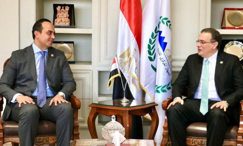رئيس "التنظيم والإدارة" يستقبل رئيس "الرعاية الصحية" لبحث سبل التعاون المشترك 1 Izengabea جريدة مؤسسة ايجي تايمز