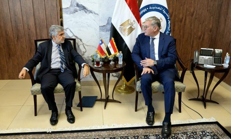 وزير البترول والثروة المعدنية يستقبل سفير تشيلي بالقاهرة 1 539133667 1319682406868843 927369180513666766 n جريدة مؤسسة ايجي تايمز