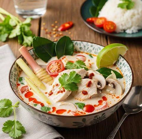 وصفة شوربة جوز الهند التايلاندية بالدجاج (Tom Kha Gai) للشيف ماري توفيق 1 540348151 630416166788621 1195827756197983837 n جريدة مؤسسة ايجي تايمز