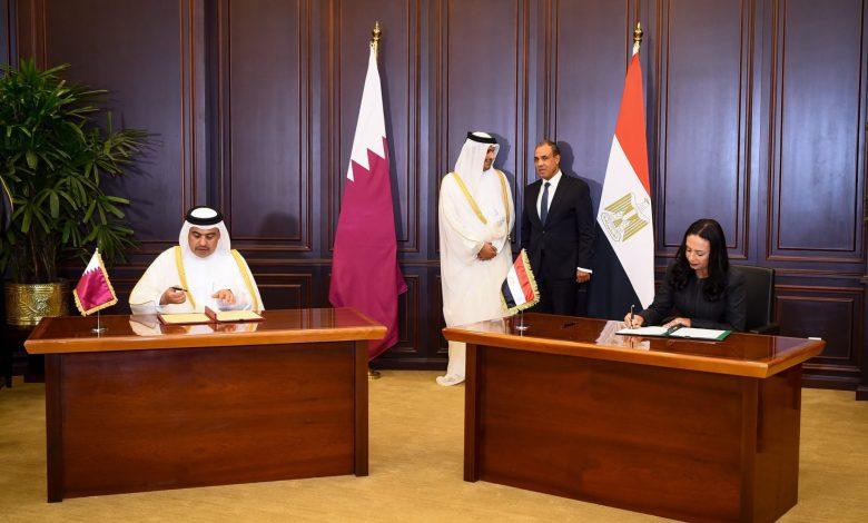وزيرة التضامن الاجتماعي ووزير المالية بدولة قطر يوقعان مذكرة تفاهم للتعاون في مجال التأمينات الاجتماعية والمعاشات بين البلدين 1 540681426 1323456789824738 8329998822676255752 n جريدة مؤسسة ايجي تايمز