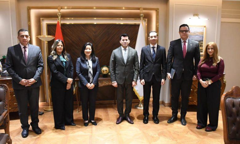 بالصور.. وزير الشباب والرياضة يستقبل الممثلة المقيمة الجديدة لبرنامج الأمم المتحدة الإنمائي (UNDP) في مصر 1 542930536 776587271986872 4583973064257603009 n جريدة مؤسسة ايجي تايمز