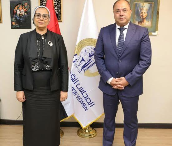 رئيس هيئة تنمية الصعيد يبحث مع رئيسة المجلس القومي للمرأة سبل التعاون المشترك 1 550681736 1346396407530776 6425628963272327968 n جريدة مؤسسة ايجي تايمز