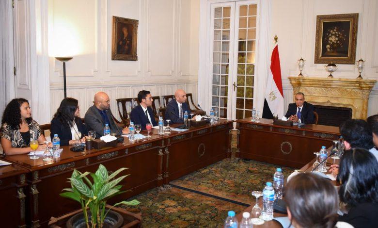 وزير الخارجية يلتقي الشباب المشاركين في برنامج زمالة "شفيق جبر" من مصر والولايات المتحدة 1 557810555 1354057040098046 5235810898618385930 n جريدة مؤسسة ايجي تايمز