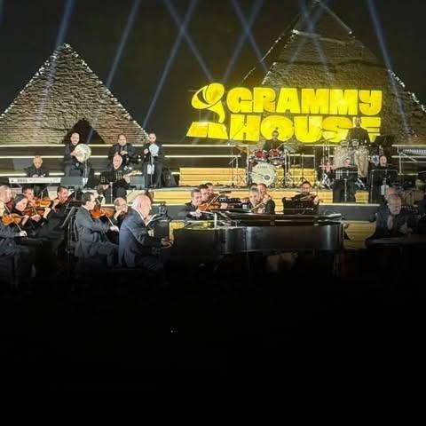 Egypt Dazzles the World: GRAMMY House Giza Launches at the Pyramids 4 553845733 1125966159621111 8838823731647993789 n جريدة مؤسسة ايجي تايمز