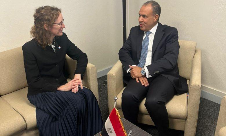 وزير الخارجية يلتقي المندوبة الدائمة للوكسمبورج لدى اليونسكو والرئيس الحالي لمجموعة الدول الغربية 1 559416471 1360864572750626 4002399775461984091 n جريدة مؤسسة ايجي تايمز
