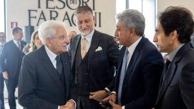 بالصور.. رئيس جمهورية إيطاليا يفتتح معرض "كنوز الفراعنة" في العاصمة الإيطالية روما 4 571130377 1378331507670599 7495323467434664886 n جريدة مؤسسة ايجي تايمز