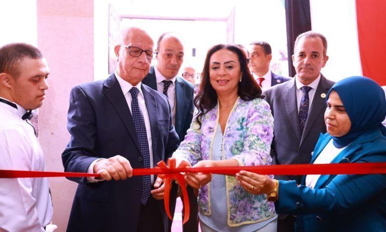 وزيرة التضامن الاجتماعي تفتتح المجمع الشامل لخدمات الإعاقة بالجيزة 1 571192387 1382250520612031 50298139097772296 n جريدة مؤسسة ايجي تايمز