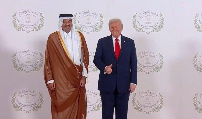 الرئيس ترامب يستقبل قادة وزعماء الدول المشاركة بقمة شرم الشيخ للسلام 1 elaosboa53820 جريدة مؤسسة ايجي تايمز