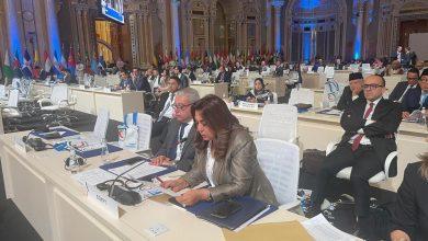 وزيرة التنمية المحلية والقائم بأعمال وزيرة البيئة تلقي بيان مصر في الدورة ٢١ لمؤتمر منظمة اليونيدو بالرياض 16 000 686Q8VZ 1 جريدة مؤسسة ايجي تايمز