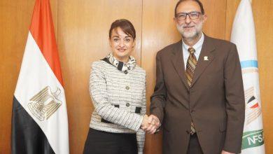 استقبال رئيس الهيئة القومية لسلامة الغذاء لسفيرة جمهورية رومانيا بالقاهرة 5 15516160911725443479 جريدة مؤسسة ايجي تايمز