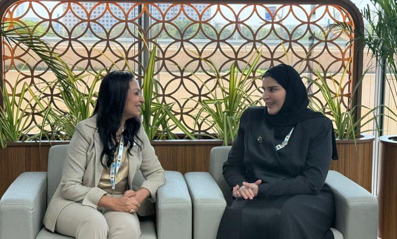 وزيرة التضامن الاجتماعي تلتقي وزيرة الدولة للتعاون الدولي بدولة قطر 1 576921823 1390285516475198 643891046816754960 n جريدة مؤسسة ايجي تايمز