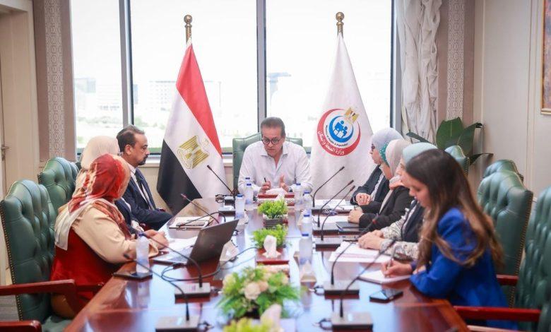 وزير الصحة يترأس اجتماعاً لإنشاء قاعدة بيانات وطنية لترشيحات الدراسات العليا الطبية 1 579236047 1394185092751907 5610747113041343896 n جريدة مؤسسة ايجي تايمز
