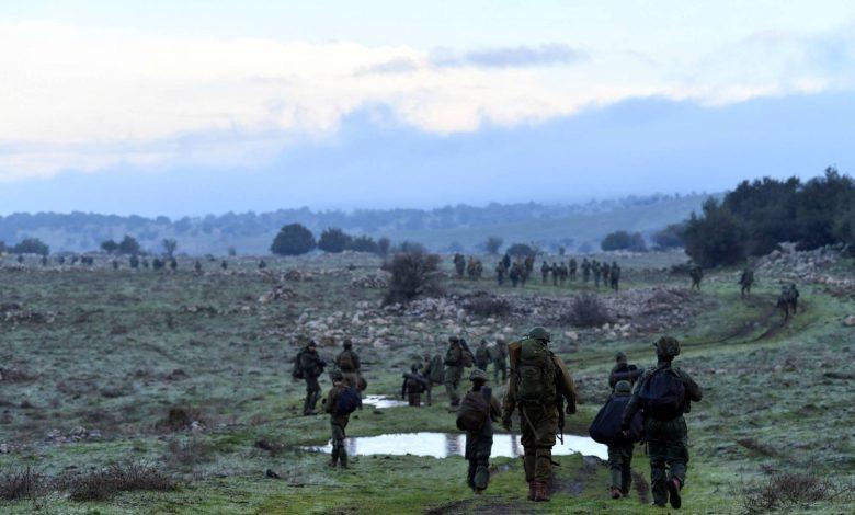 مصادر إسرائيلية: اعتقال 3 سوريين من بلدة بيت جن في سوريا 1 Training for Israeli soldiers جريدة مؤسسة ايجي تايمز