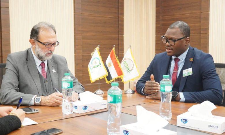 رئيس هيئة سلامة الغذاء يستقبل مدير الوكالة الموريتانية على هامش منتدى أفراف 1 597496326 1423436319826784 3838660121068348078 n جريدة مؤسسة ايجي تايمز