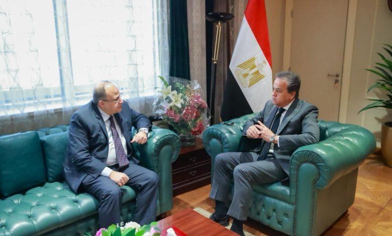 وزير الصحة يبحث مع رئيس هيئة الدواء توافر الأدوية والمستلزمات وملفات التتبع والتوطين 1 653220991 1506239648213117 2201456039967120089 n جريدة مؤسسة ايجي تايمز