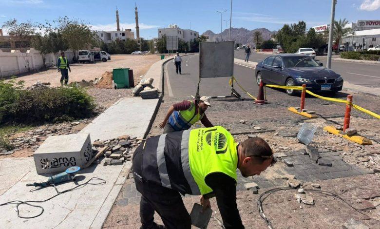 محافظ جنوب سيناء يوجه بإطلاق حملات نظافة وصيانة موسعة بالممشى السياحي بمدينة شرم الشيخ 1 657648959 2161911604608431 4847043059691941880 n جريدة مؤسسة ايجي تايمز