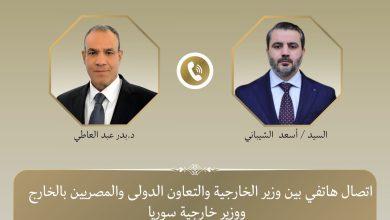 وزير الخارجية يتلقى اتصالاً هاتفيًا من نظيره السوري لبحث العلاقات الثنائية وجهود خفض التصعيد الإقليمي 53 659064739 1516518830518532 1503516819316341525 n جريدة مؤسسة ايجي تايمز