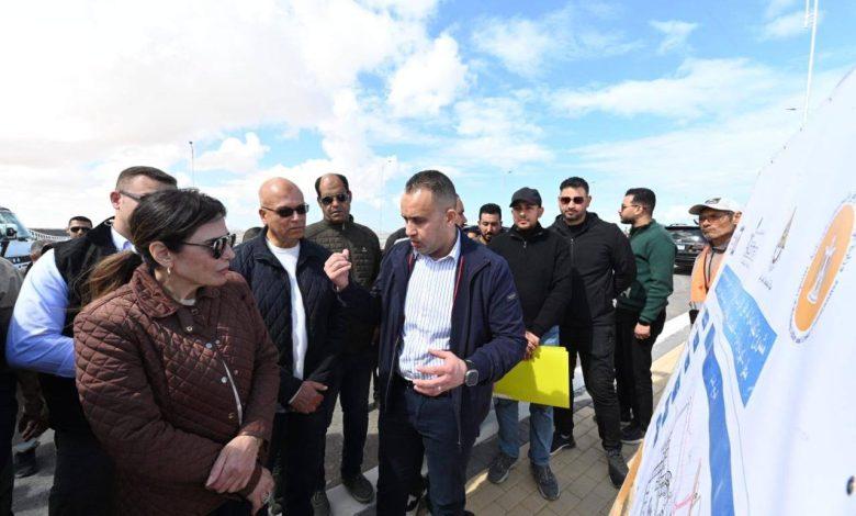 وزيرة الإسكان تتابع أعمال المرافق الرئيسية لمنطقة أبراج الداون تاون وكوبري C19 بالعلمين الجديدة 1 Gt2xBVkWkAAlyxq جريدة مؤسسة ايجي تايمز